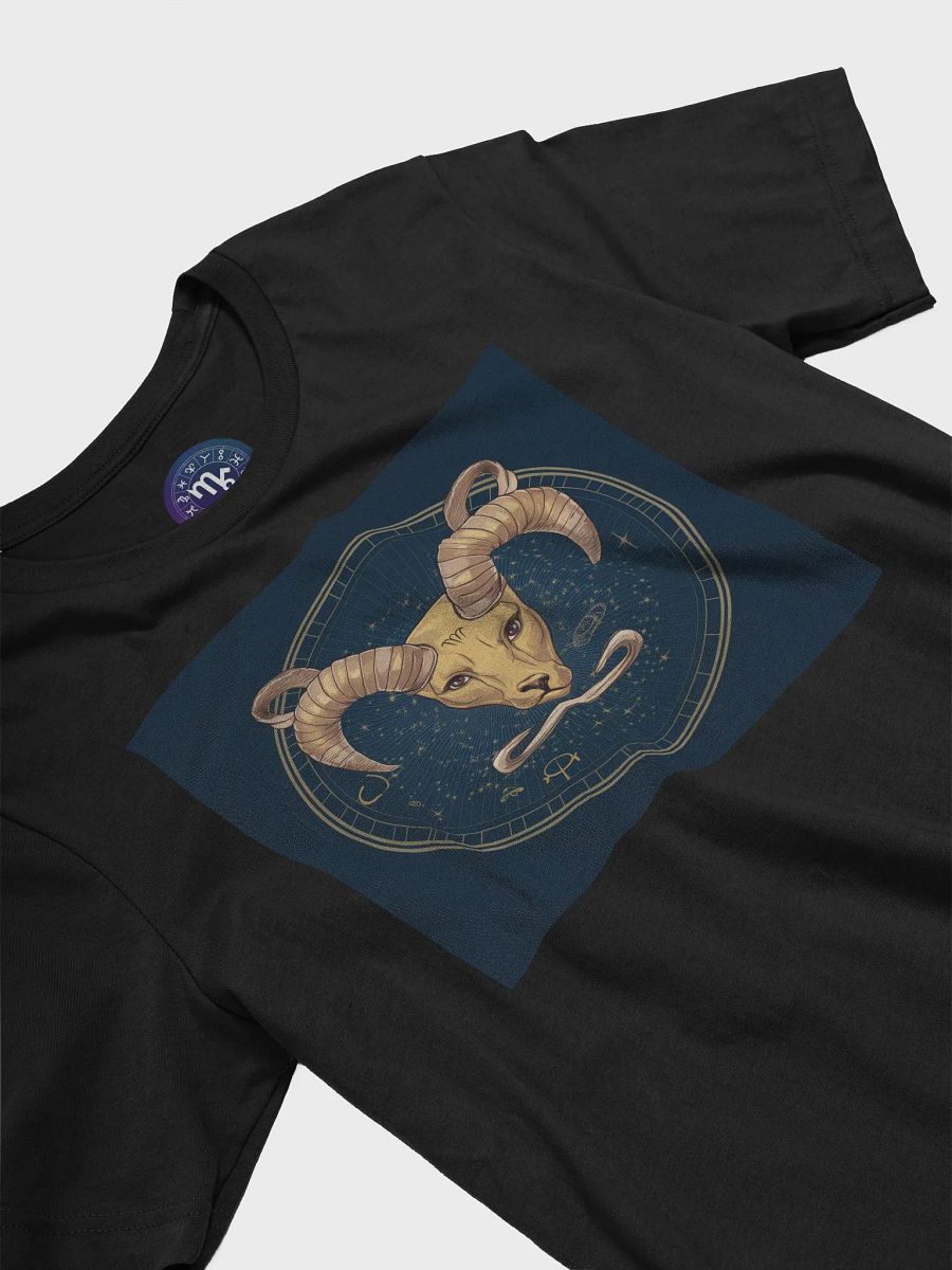 Exclusive Aries Zodiac T-Shirt - Unisex Astrology Gift with Bold Ram Design product image (5)