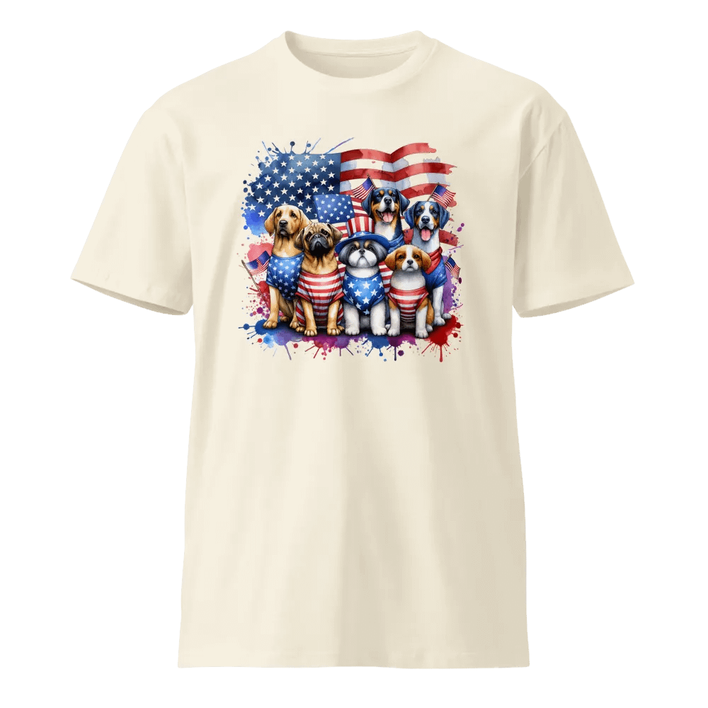 Patriotic Dogs Unisex T-Shirt product image (1)
