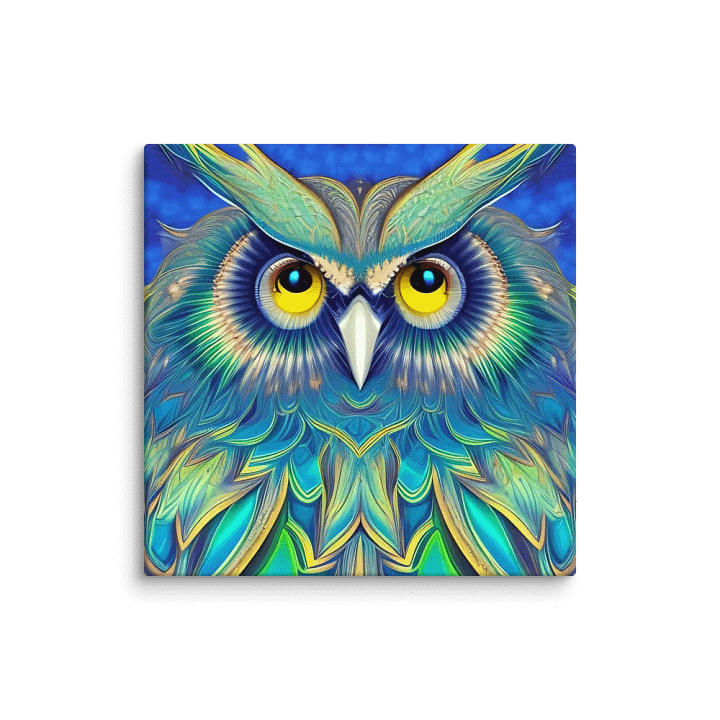 Fantasy Fractal Owl Art - v3 product image (1)