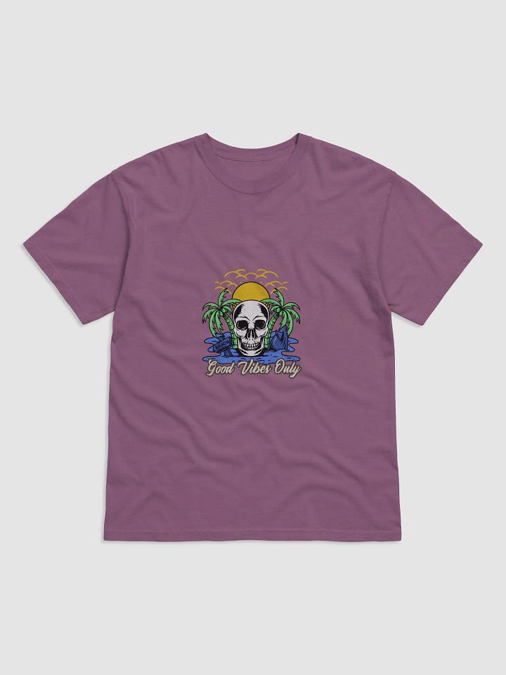 Tropical Skull 'Good Vibes Only' Tee product image (5)