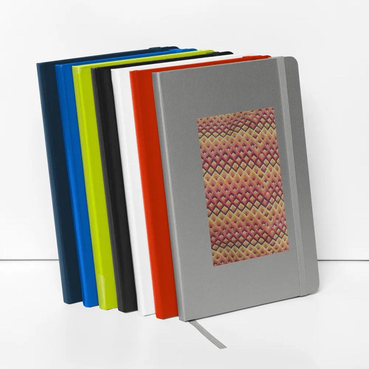 Orange Dovetail Hardcover Notebook product image (9)