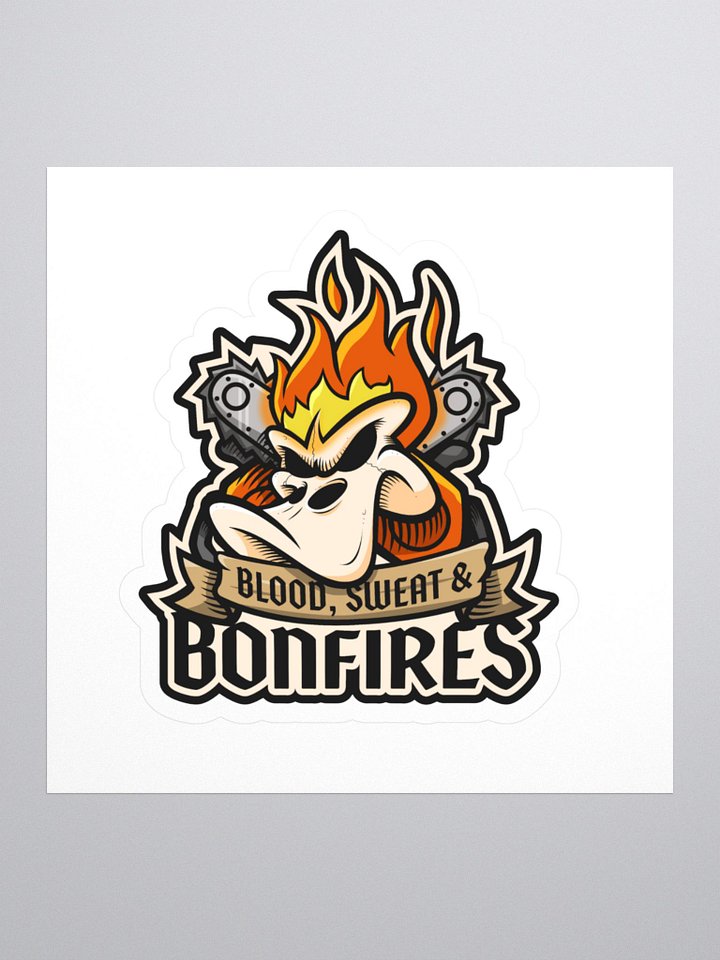 Flaming Duck Sticker product image (1)