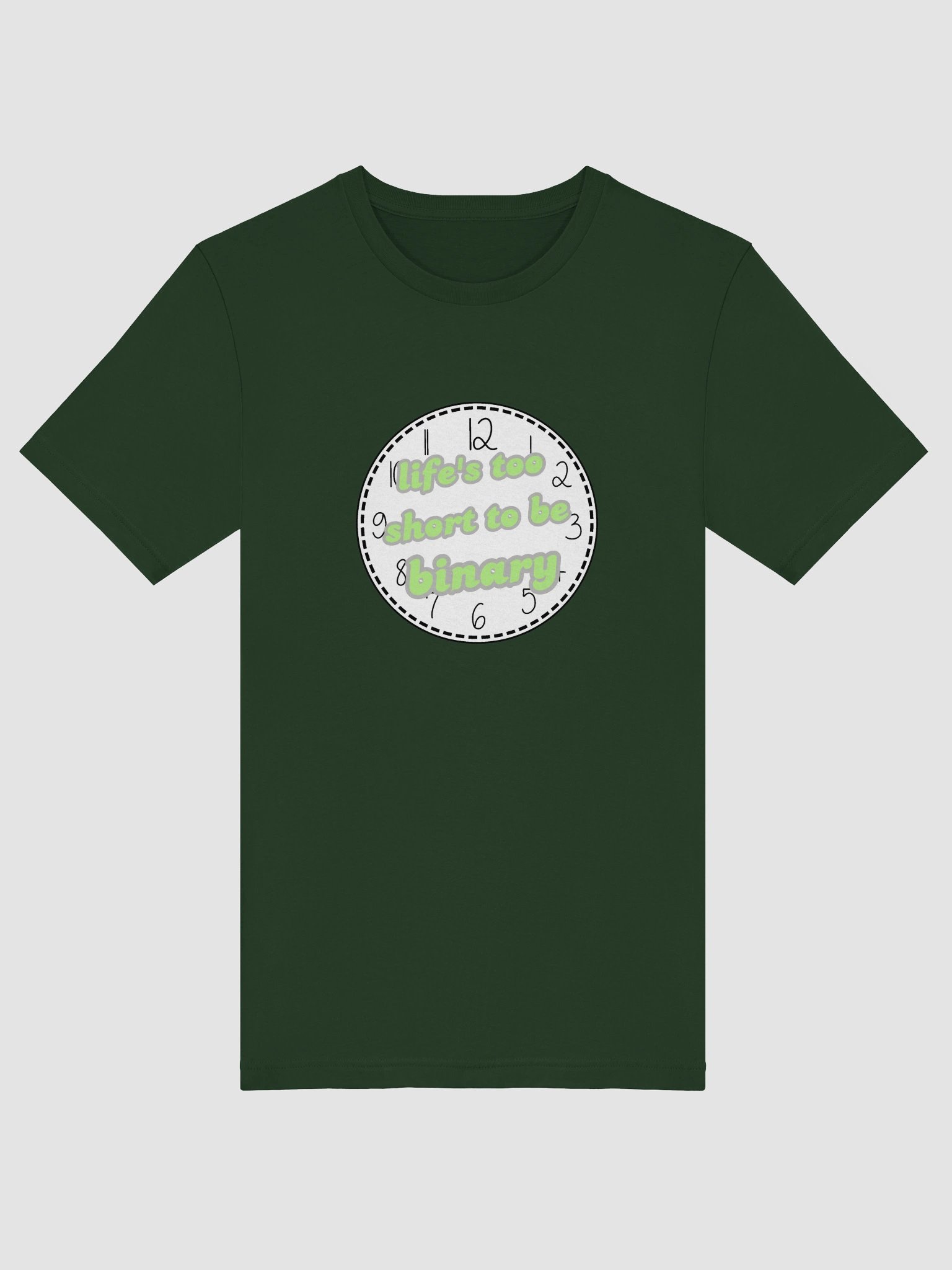 life's too short to be binary agender t-shirt product image (25)