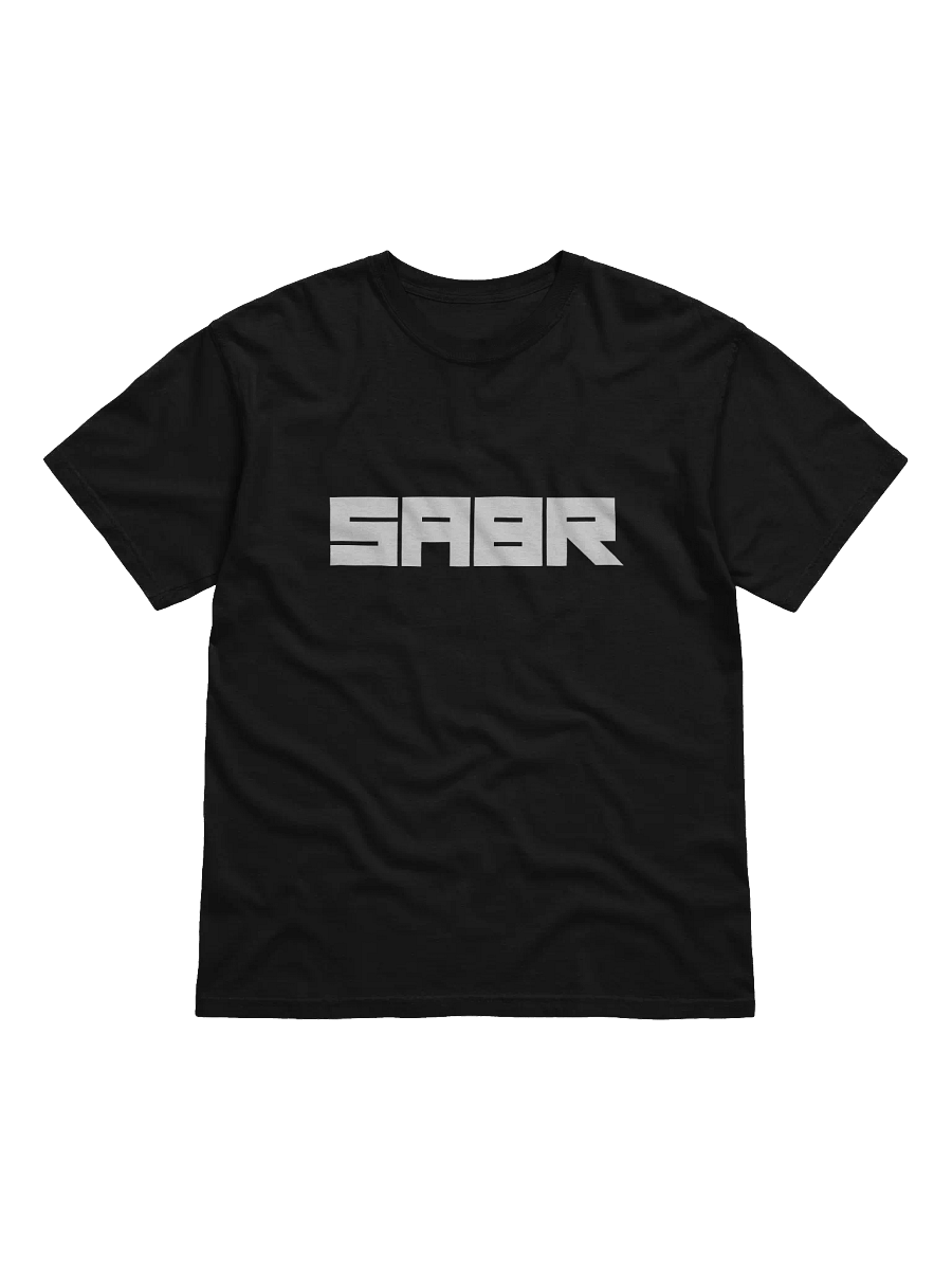 SABR White Logo Unisex 100% Cotton T-Shirt product image (1)