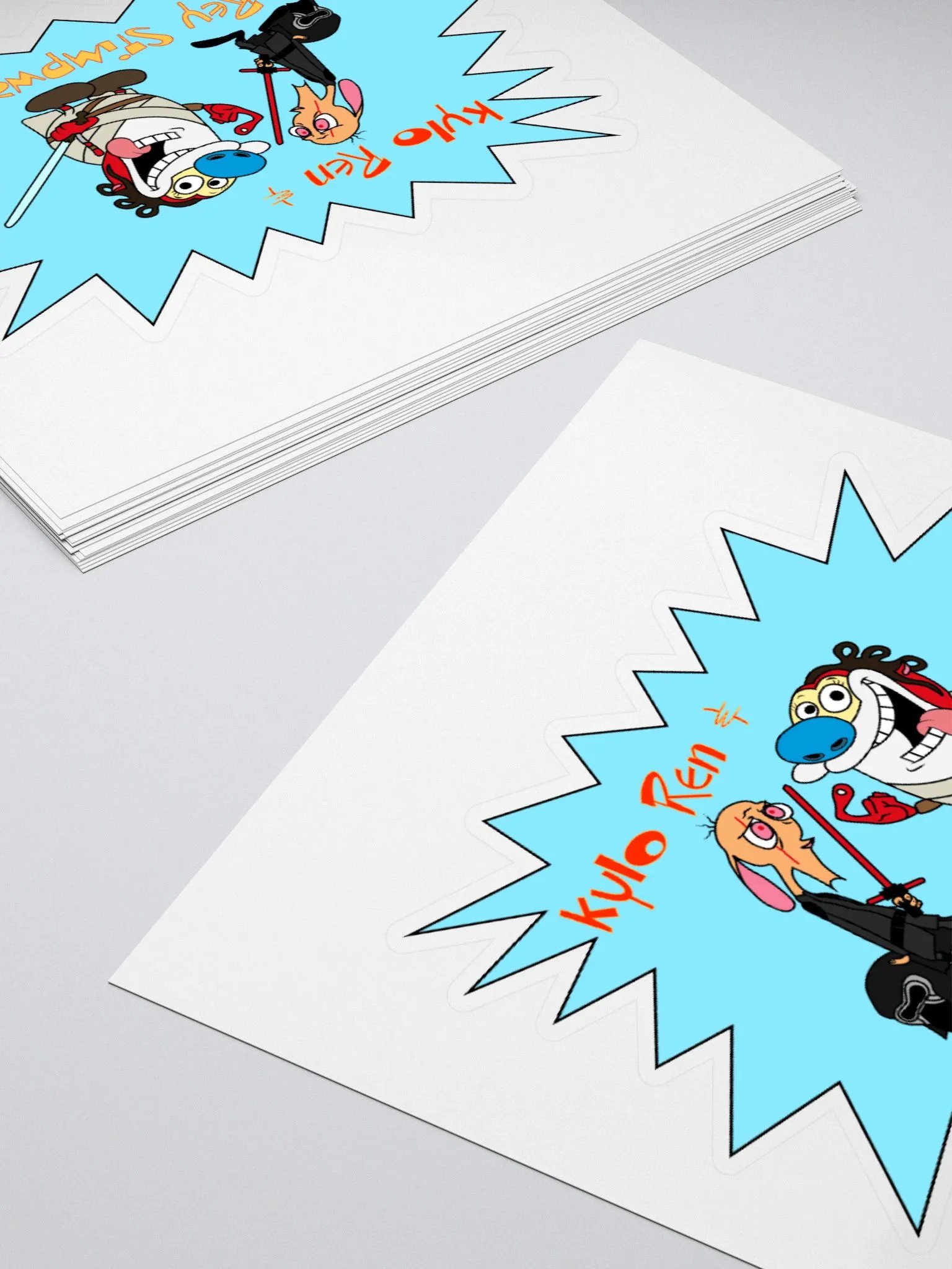 Kylo Ren & Rey Stimpwalker Sticker product image (16)