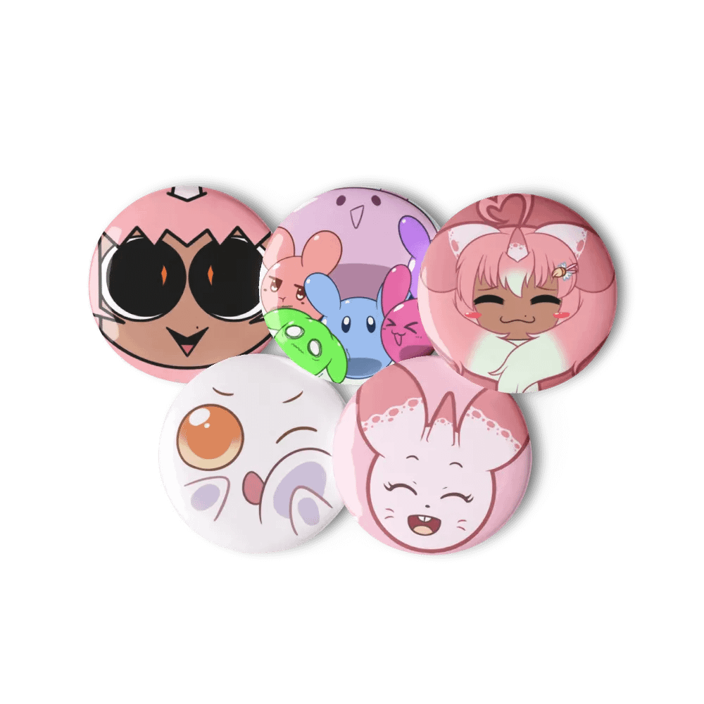 Jammy and Co. Pin Button Set (5PCs) product image (2)