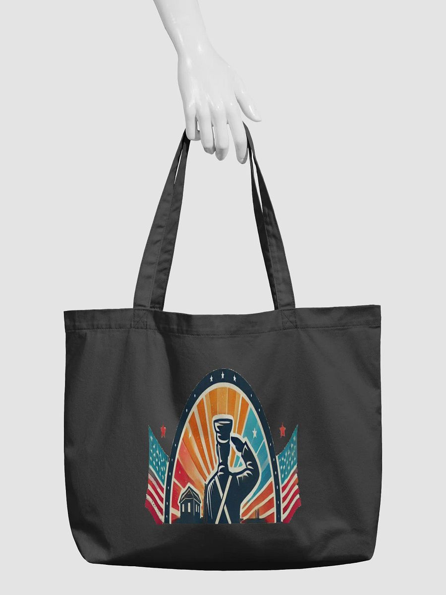 Patriotic Salute Organic Tote product image (6)
