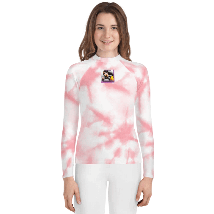 Starry Splash Youth Rash Guard product image (1)