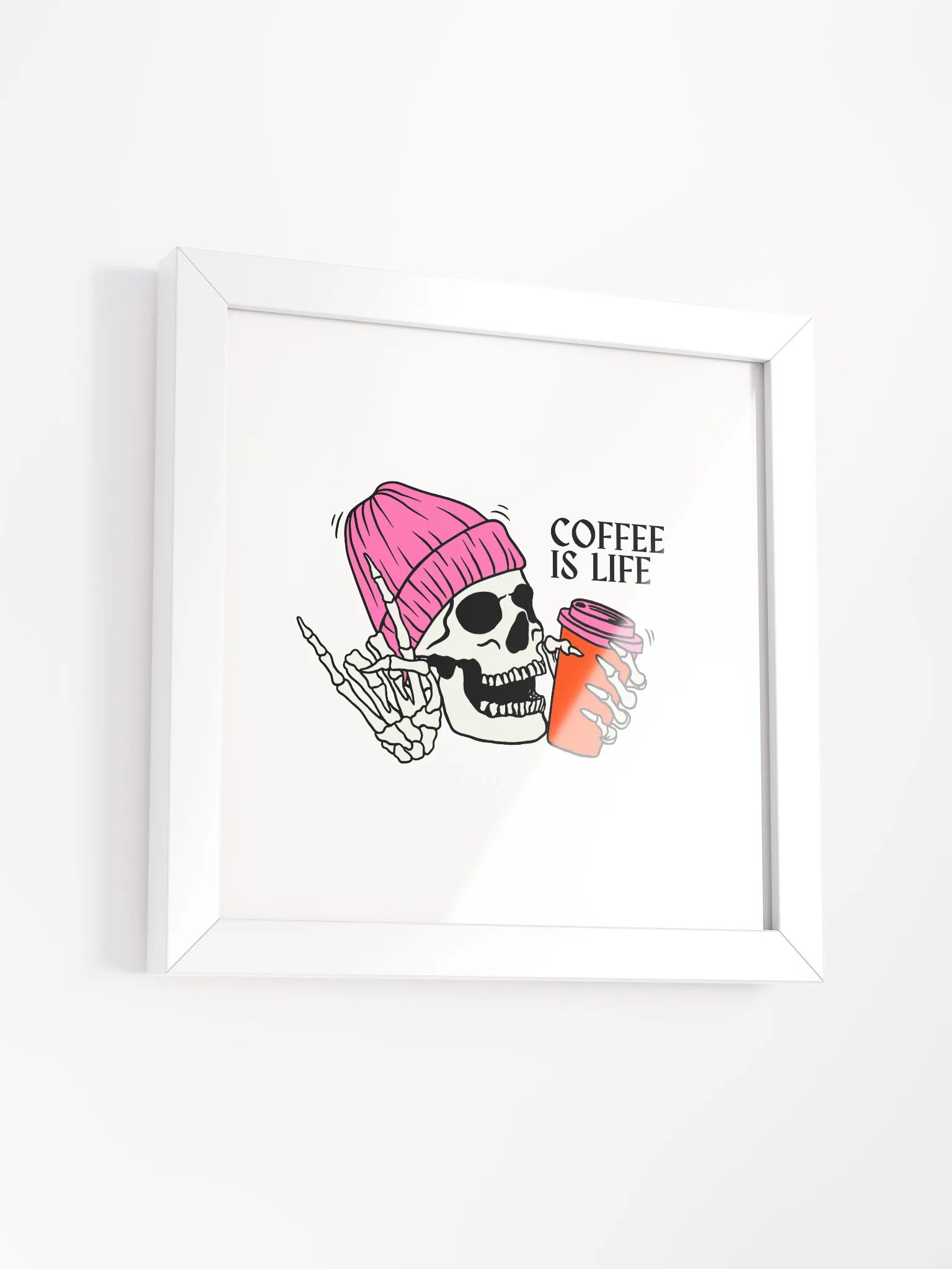 Coffee is Life Framed Print product image (3)