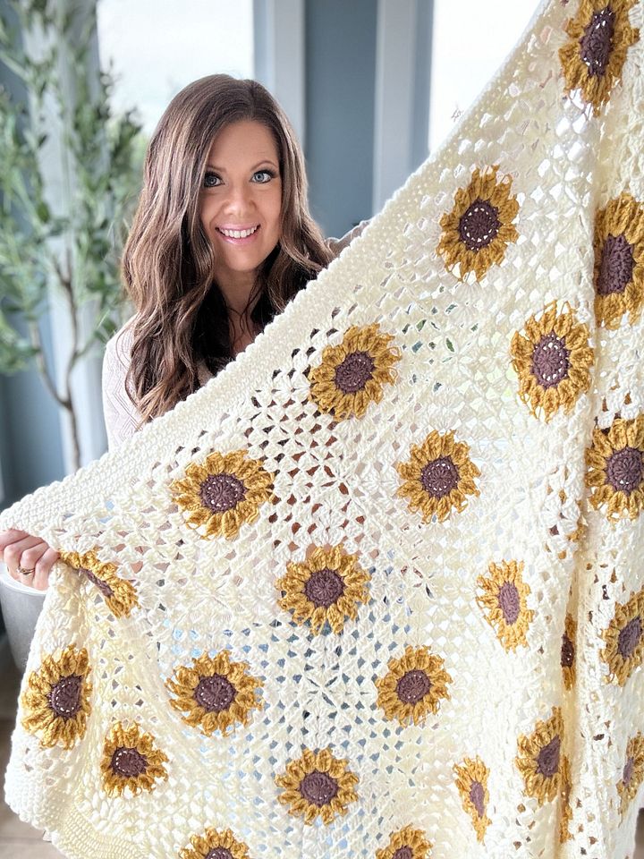Summer Sunshine Blanket Crochet Pattern product image (1)