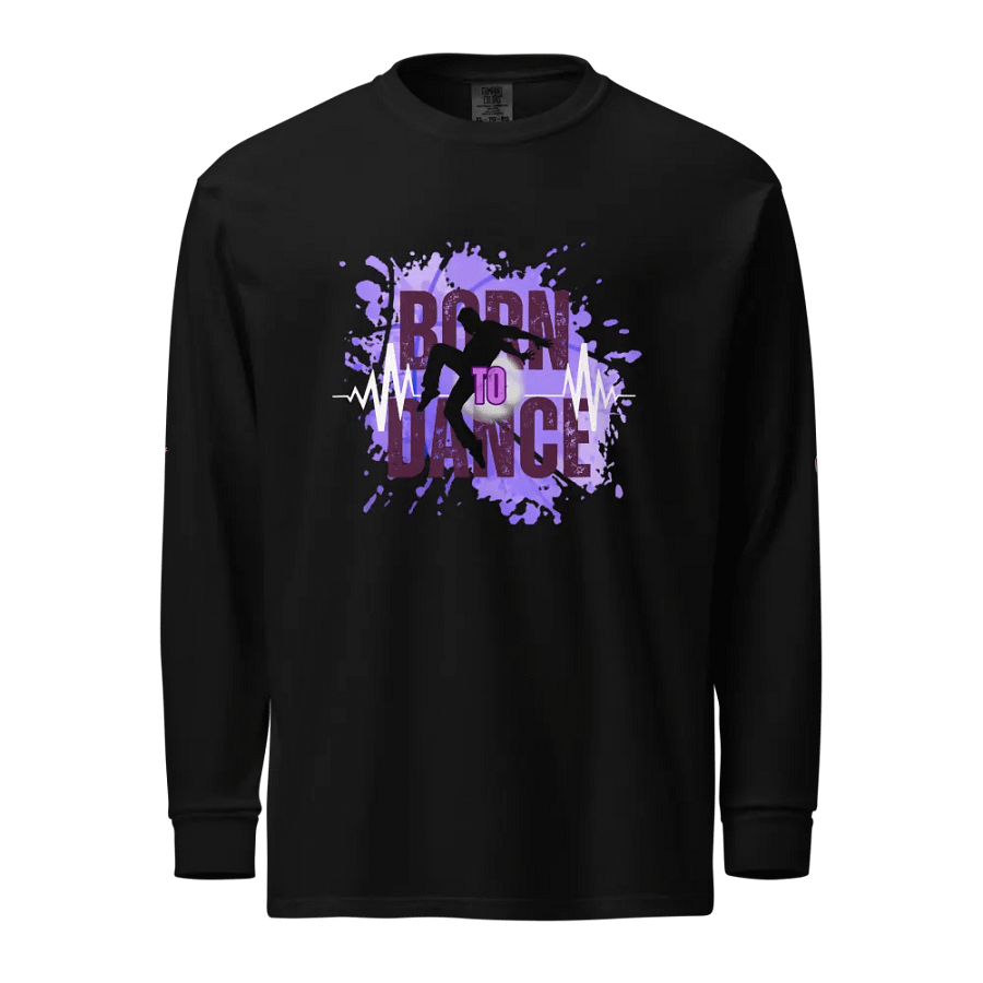 Elegant Born to Dance His Silhouette Long Sleeve Shirt product image (3)