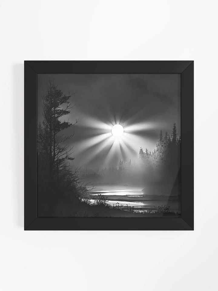 Dawn in Black & White Wall Art product image (1)