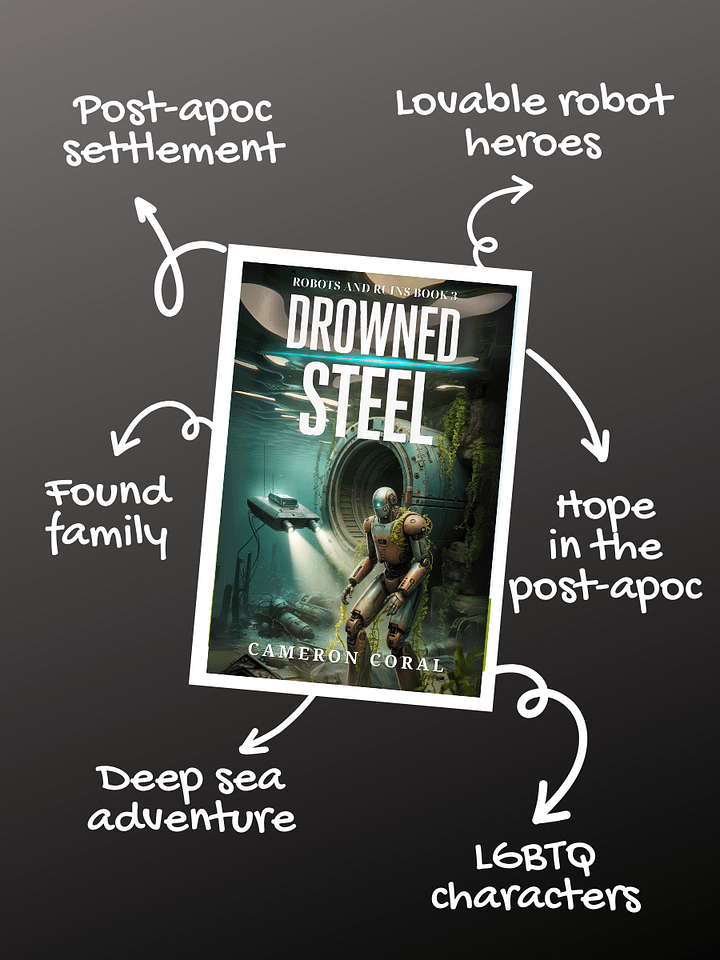 Drowned Steel (Robots and Ruins Book 3) | Audiobook product image (2)