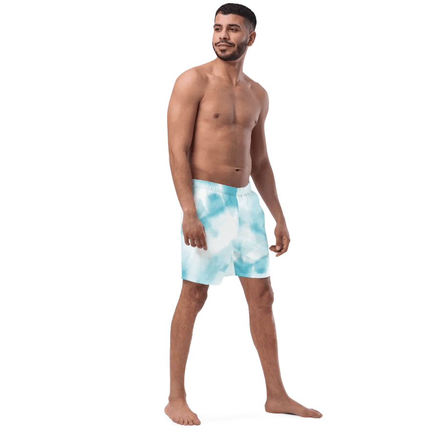 Blue Tye Dye Swim Trunks product image (5)