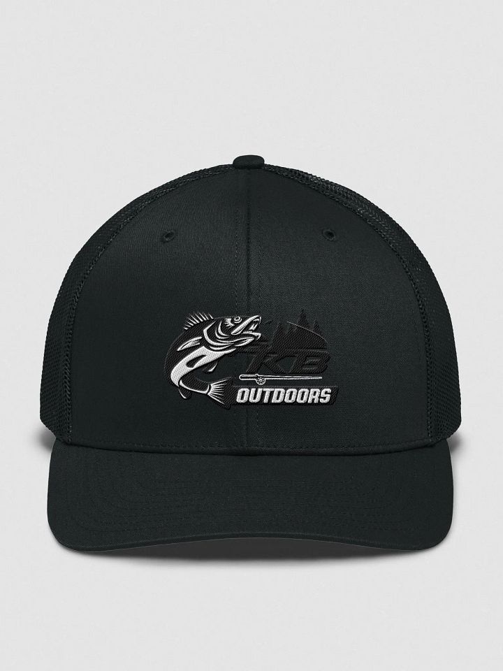 KBO LOGO TRUCKER HAT (BLACK OUT) product image (2)