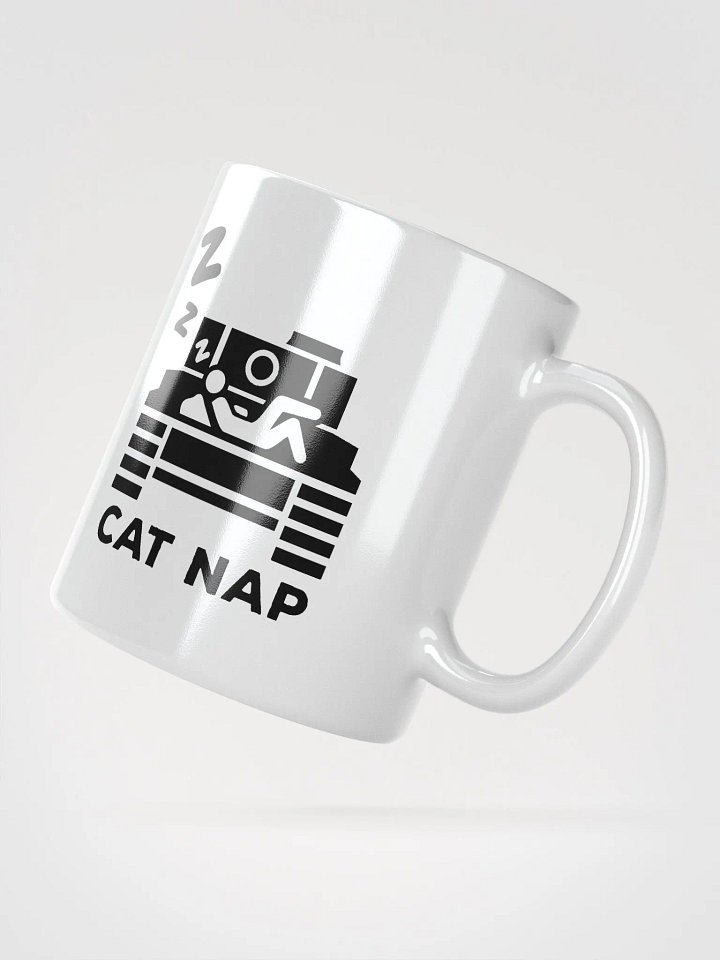 Cat Nap - White Ceramic Mug product image (2)