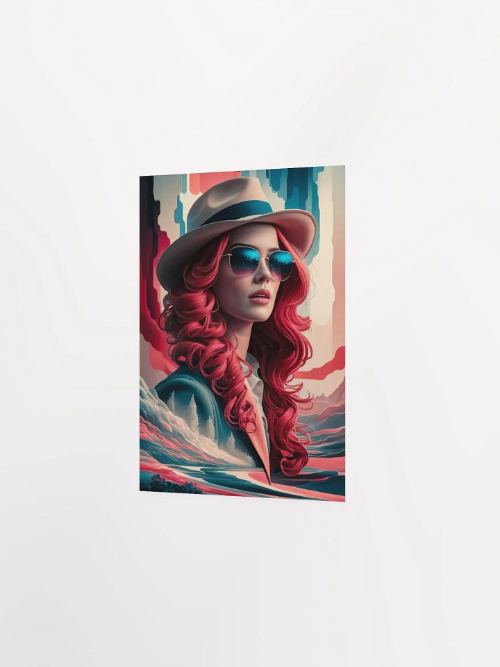Abstract illustration of a Woman Poster - 6 product image (8)