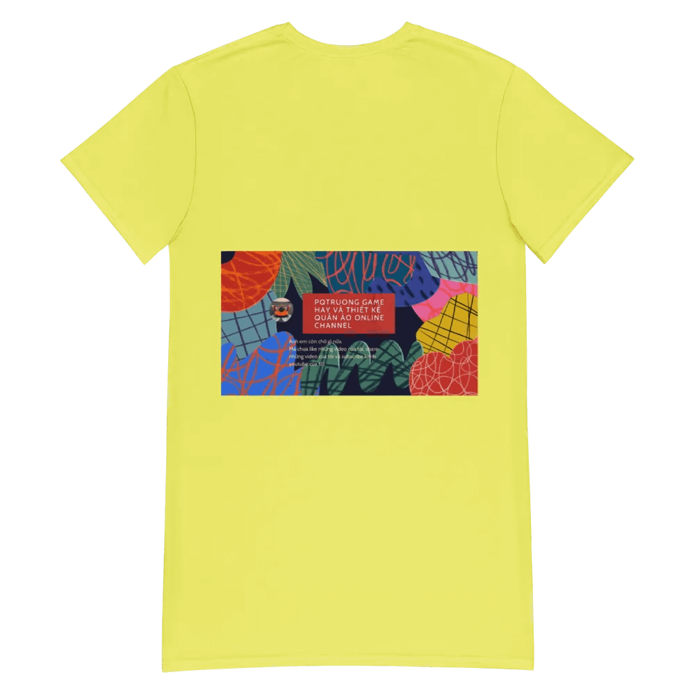 Váy thun in toàn thân/Full body printed T-shirt dress product image (6)