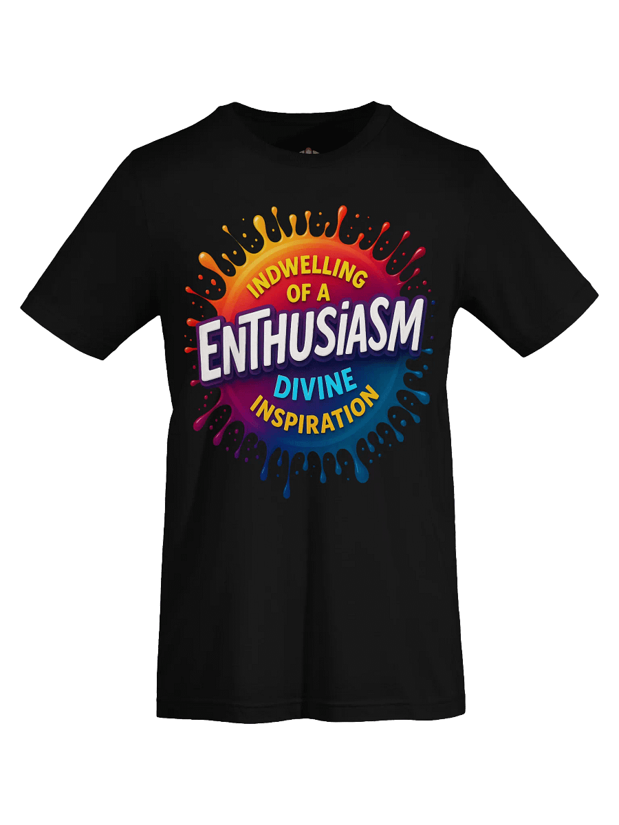 Enthusiasm Burst – Vibrant Artistic Explosion Tee | Divine Energy Graphic Shirt product image (5)