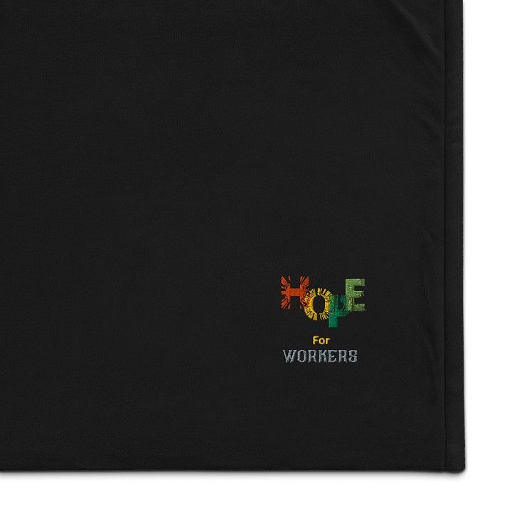 Hope for Workers Premium Sherpa Blanket product image (1)