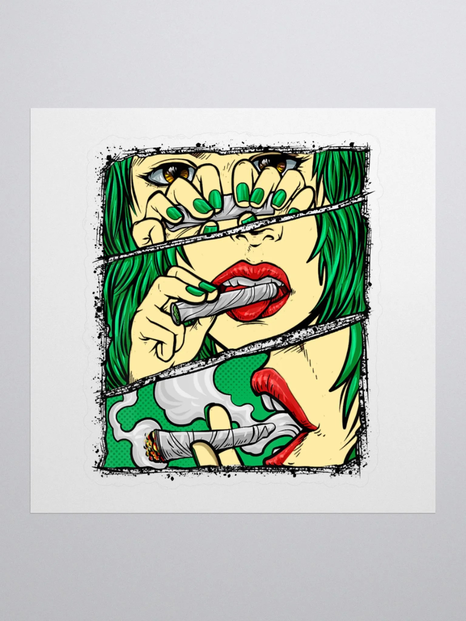 'Weed Art Parody' -Sticker product image (1)