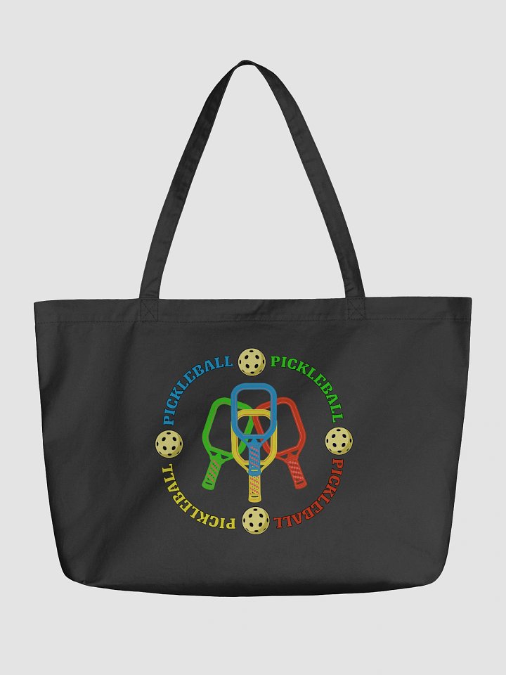 Pickleball Four Circle Colors Paddle Tote Bag product image (2)