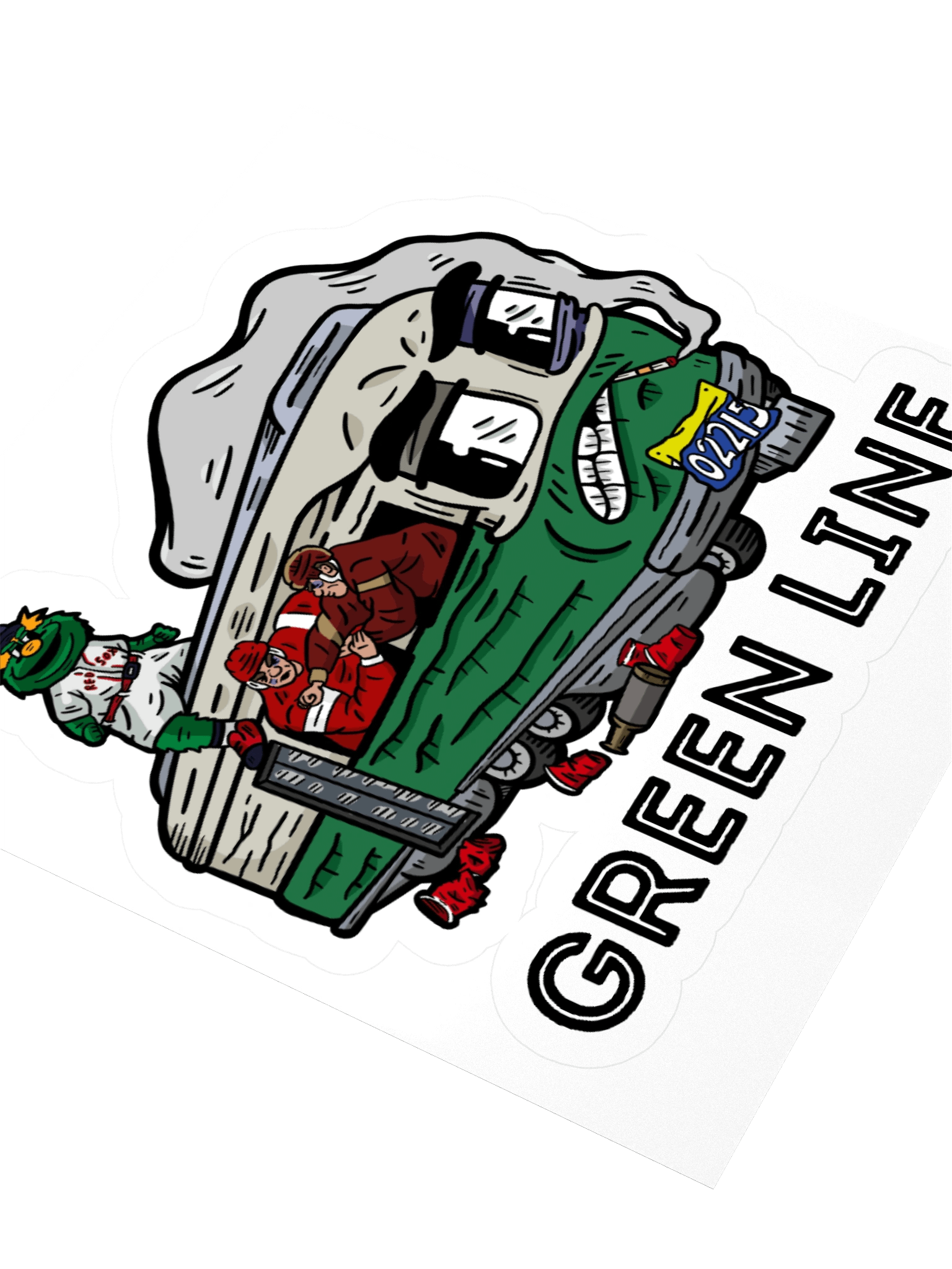 GREEN LINE STICKER product image (8)