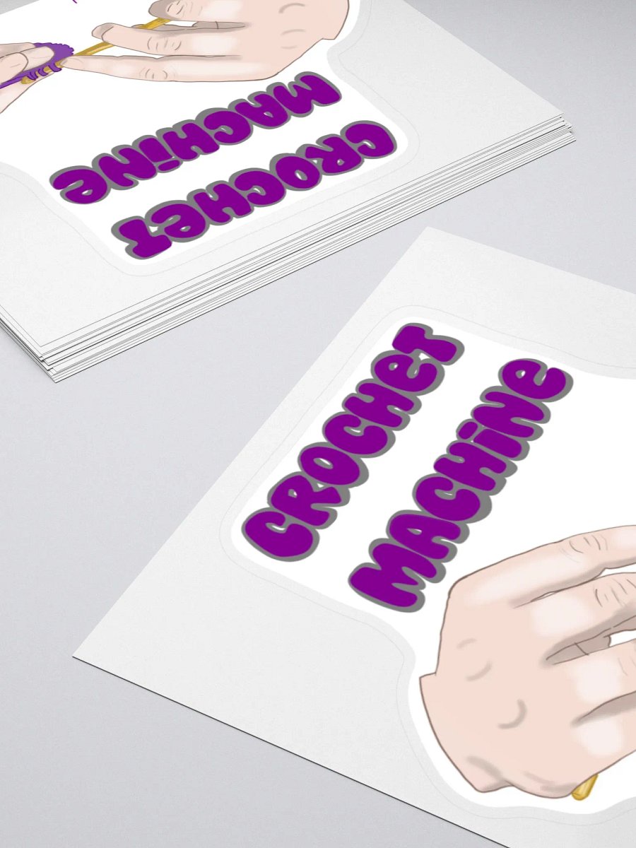 Crochet Machine Sticker product image (10)