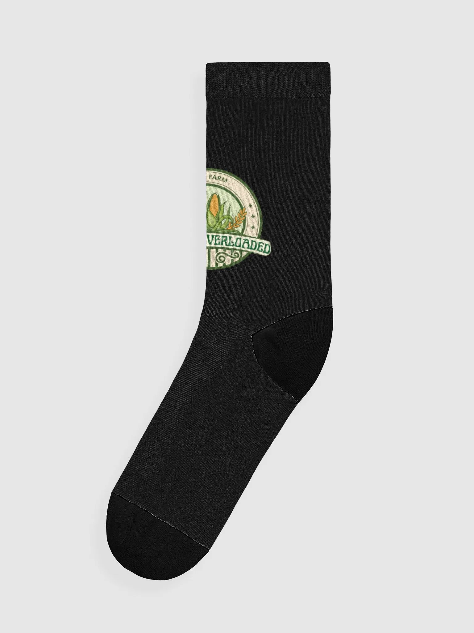 Farming Overloaded Black Crew Socks product image (3)