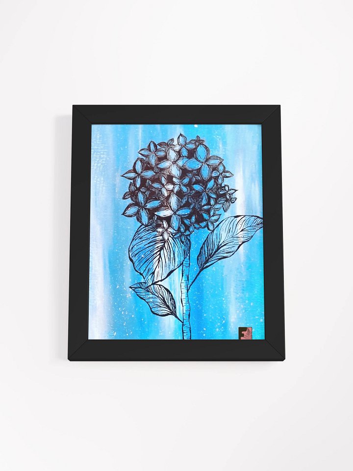 "Hydrangeas" Framed Poster Print product image (1)