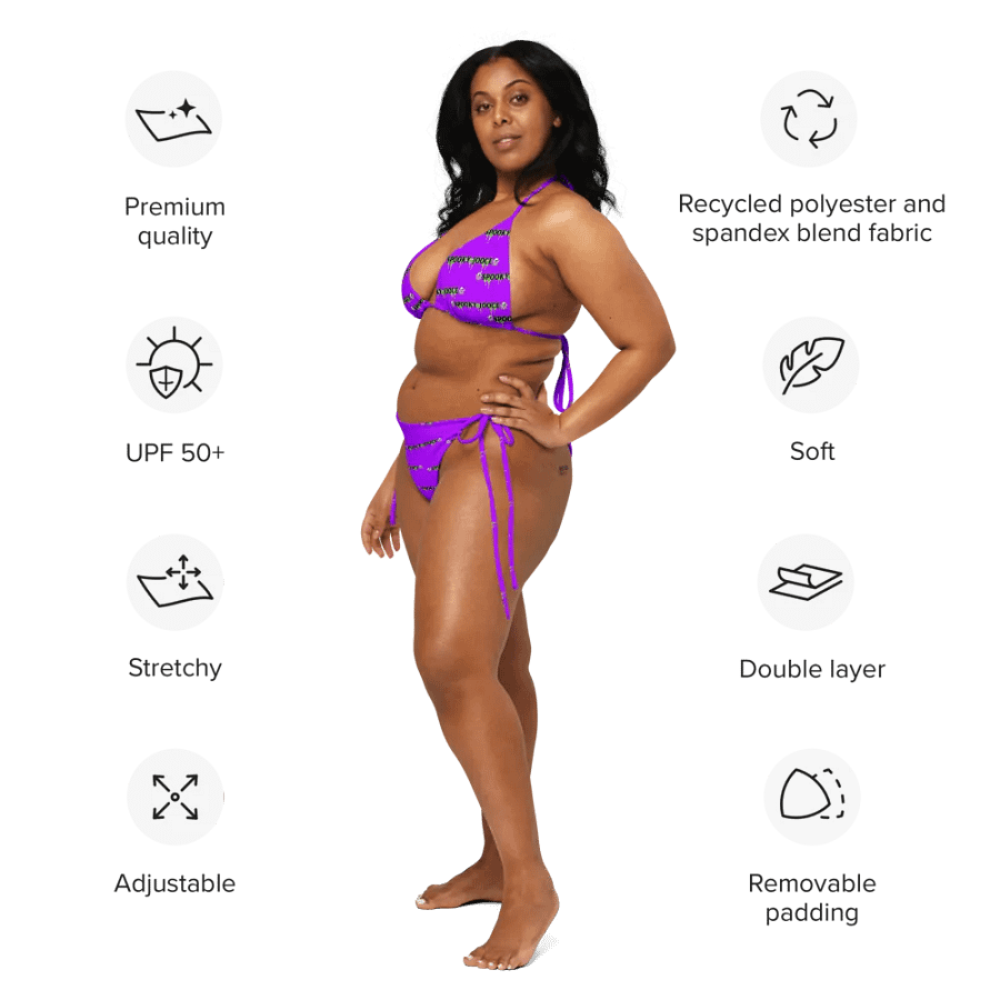 SPOOKY JOOCE Purple Bikini product image (8)