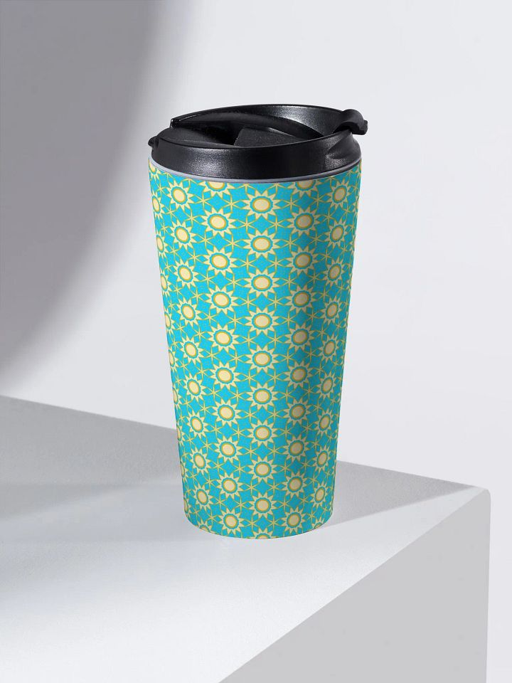 Celestial Sun & Stars Seamless Patterned Travel Mug product image (2)