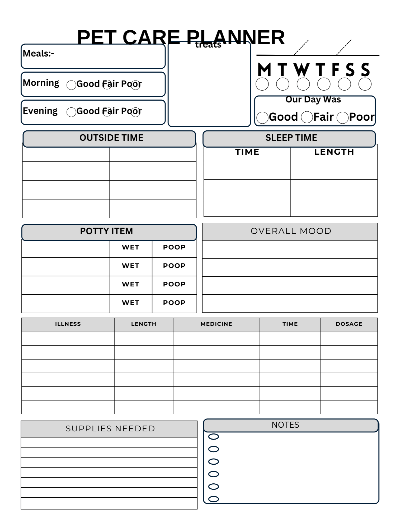 Paws & Plans: A Complete Pet Care Organizer All About My Pet Daily Tails: Pet Routine Tracker Fur Baby Wellness Planner product image (1)