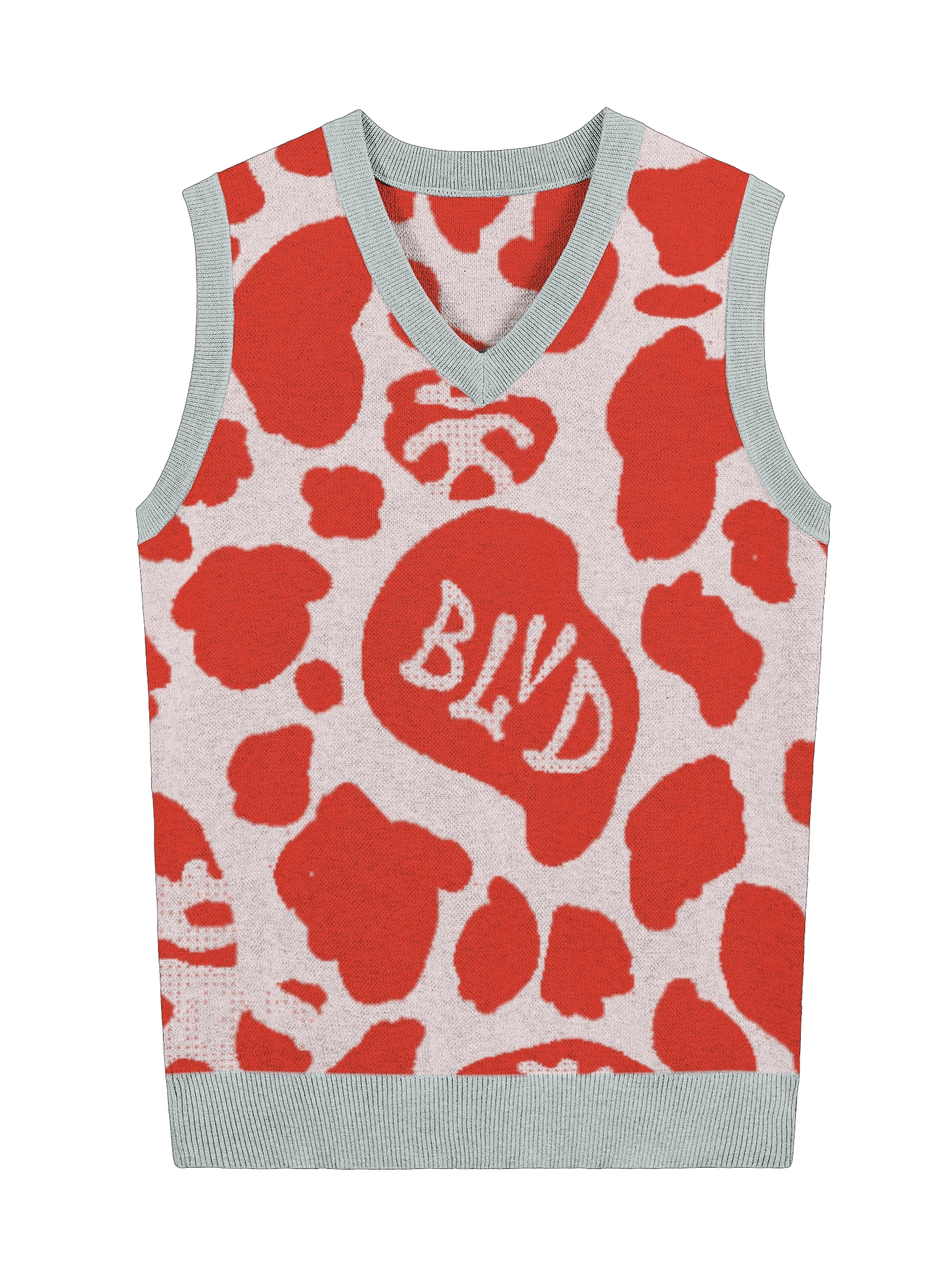 BLVD Sweater Vest Red Lollipop product image (1)