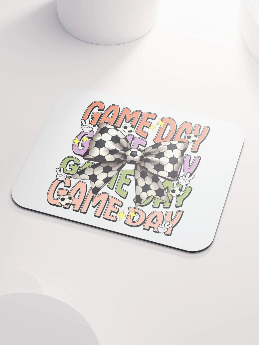 Game Day Bow Soccer Mouse Pad product image (3)