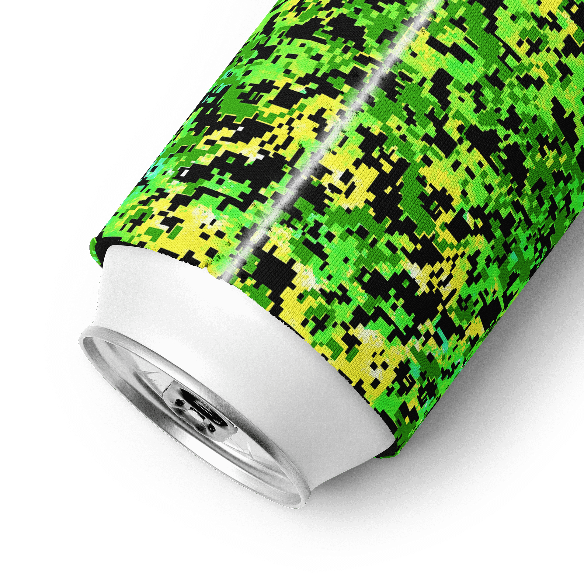 Pixelated Camo Can Cooler product image (10)