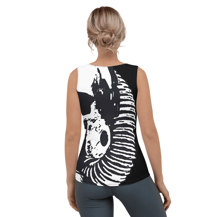 DJ JOE VIRUS SKULLY ALL OVER PRINT WOMEN'S TANK product image (2)