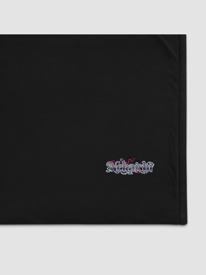 Premium Sherpa Blanket - LowPro | Dark Mode | Embroidered product image (2)