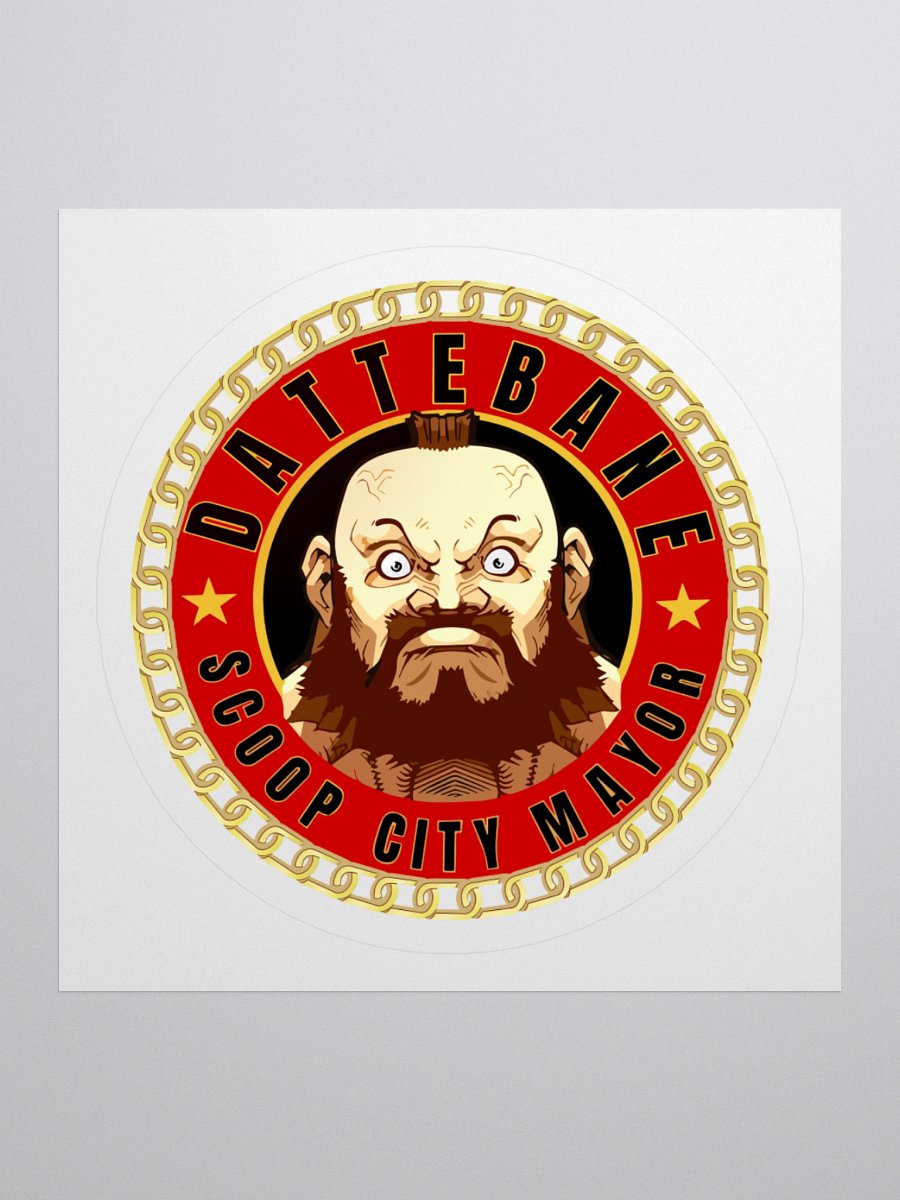 Scoop City Mayor Stickers product image (2)