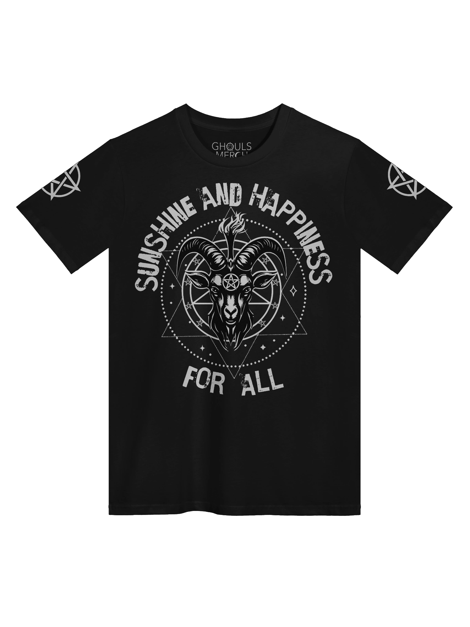 Baphomet Sunshine and Happiness Unisex Premium T-Shirt product image (1)