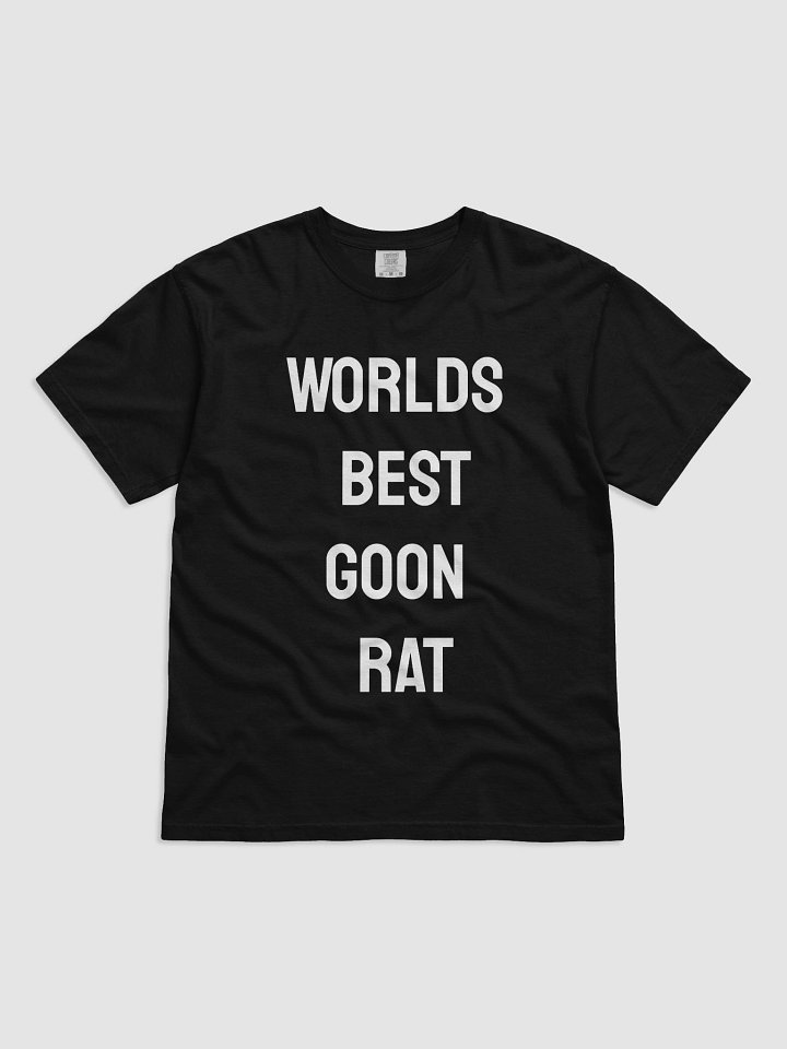 World’s Best Goon Rat T-Shirt (Black Edition) product image (1)