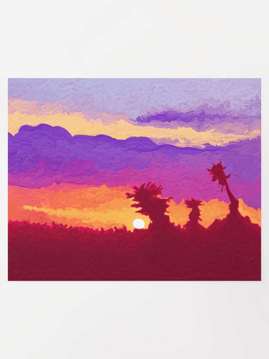 Brush Dancing in the Evening Light Poster product image (1)