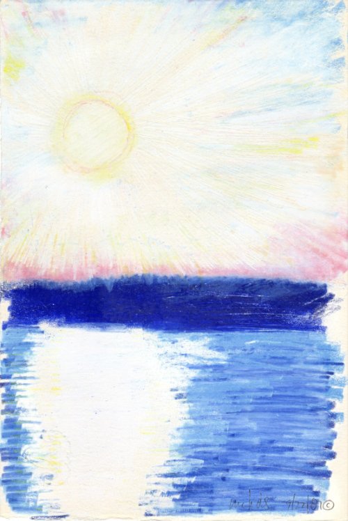 Camano Sunset (1987) on canvas ("26 x 40") product image (1)