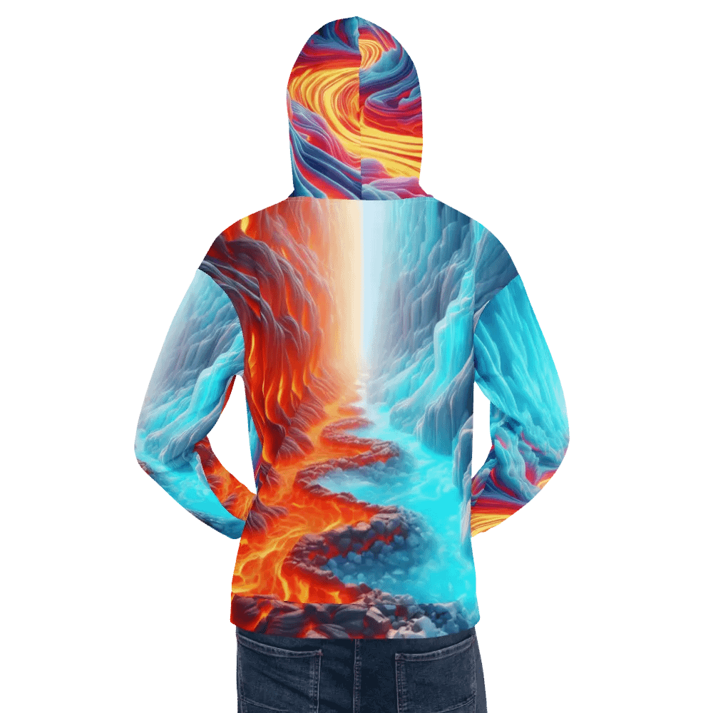 Fire and Ice - Blazing Glacier Cracks #21 product image (12)