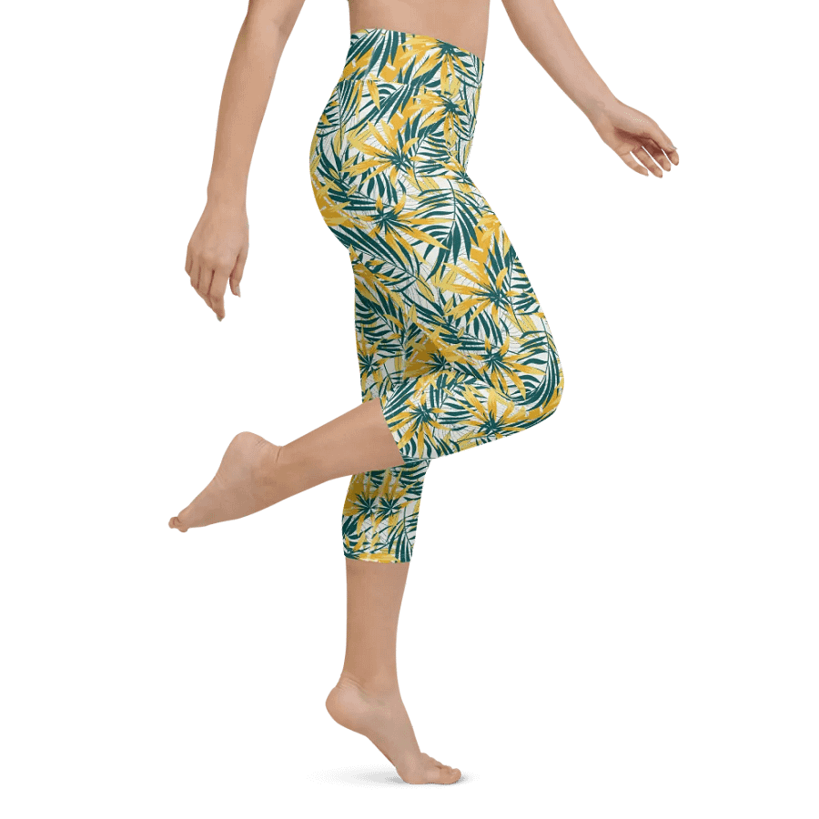 Tropical Summer | Yoga Capri Leggings product image (2)