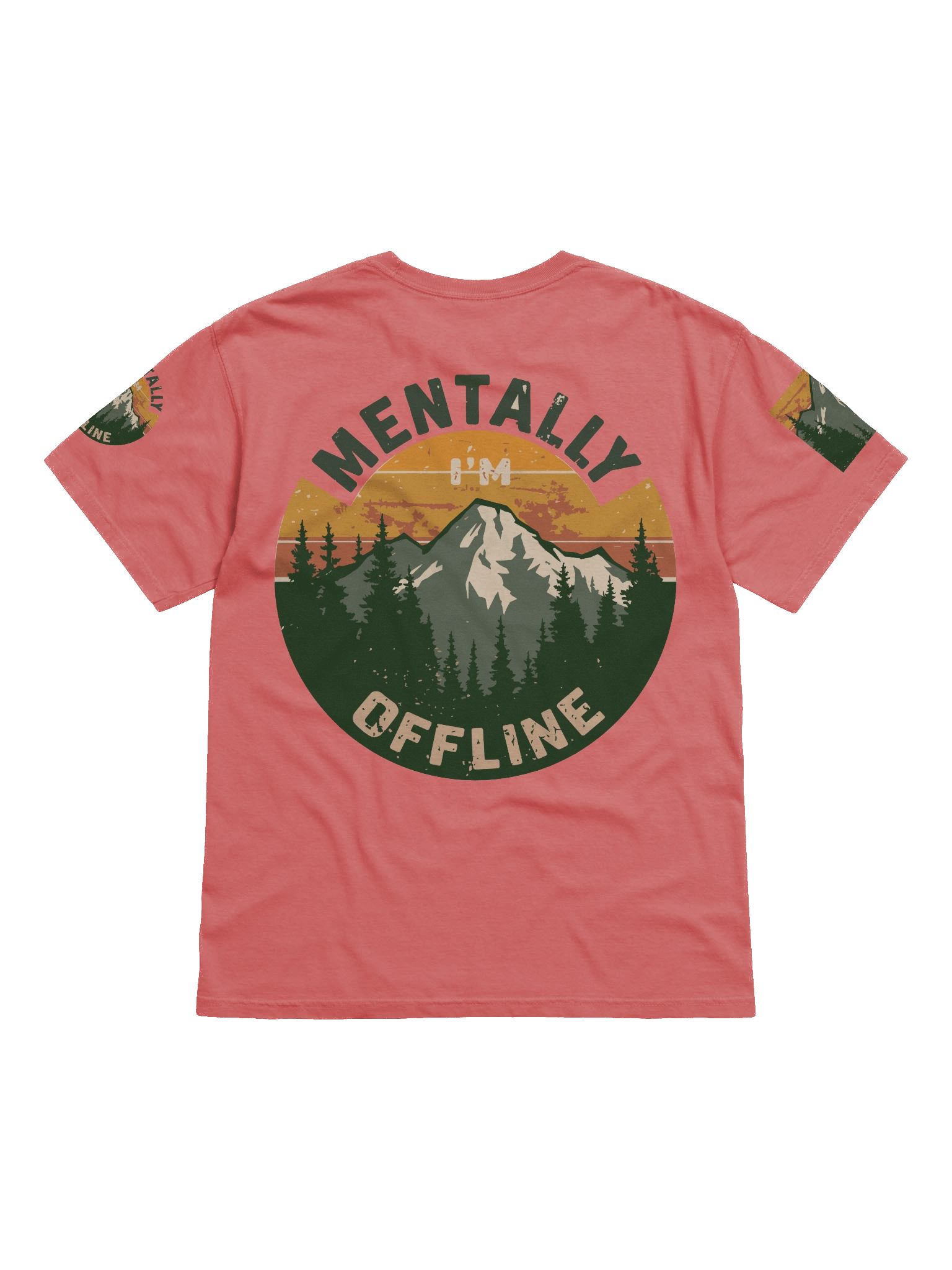 Mentally I'm Offline Mountain Tee product image (17)