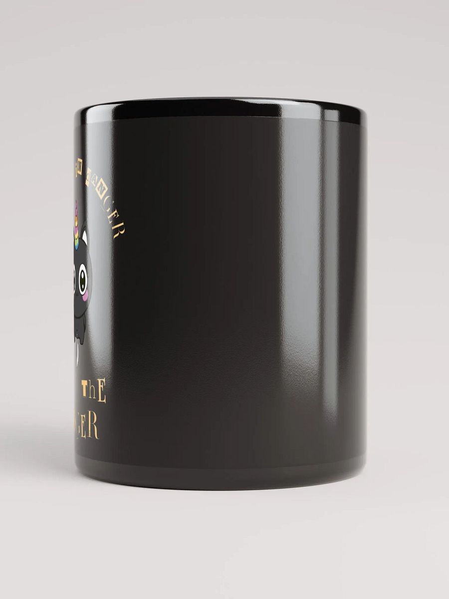 Dangerous Kitty Unicorn Glossy Black Mug product image (5)