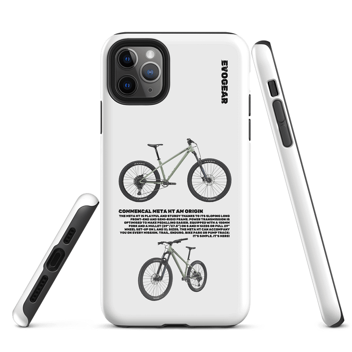 White Commencal META HT AM ORIGIN iPhone Case product image (5)