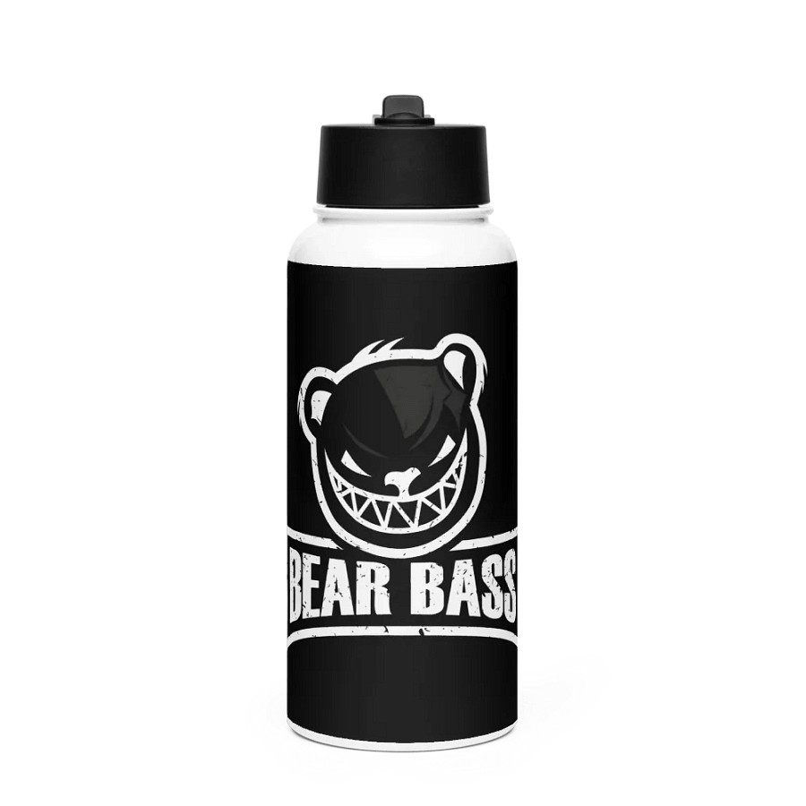 BEAR BASS Large Water Bottle (Black) product image (1)