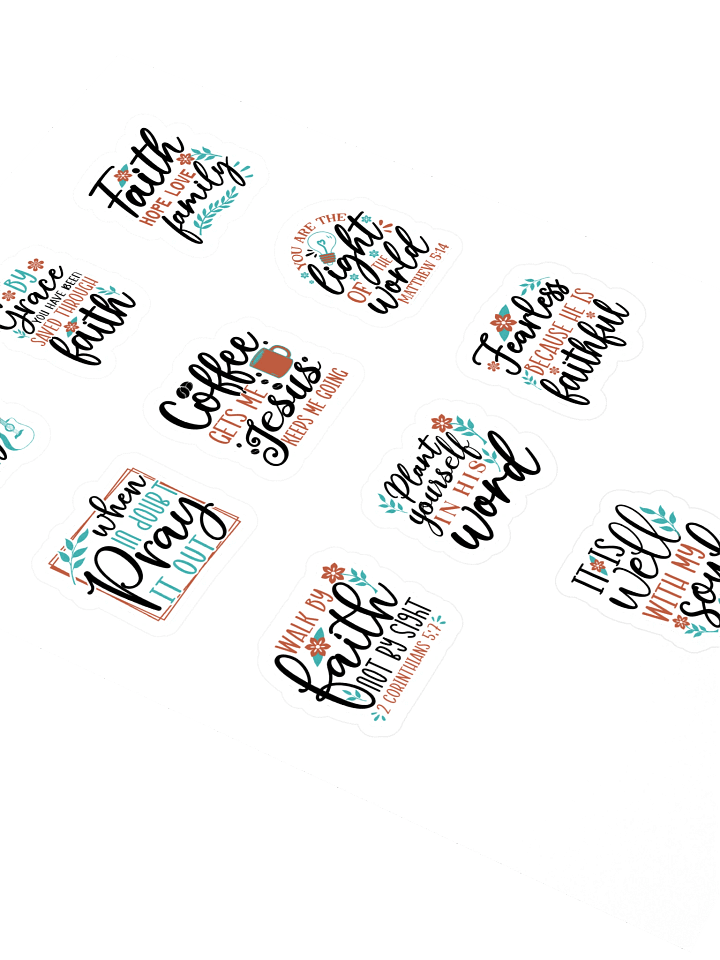 Faithful Reminders Sticker Sheet product image (2)
